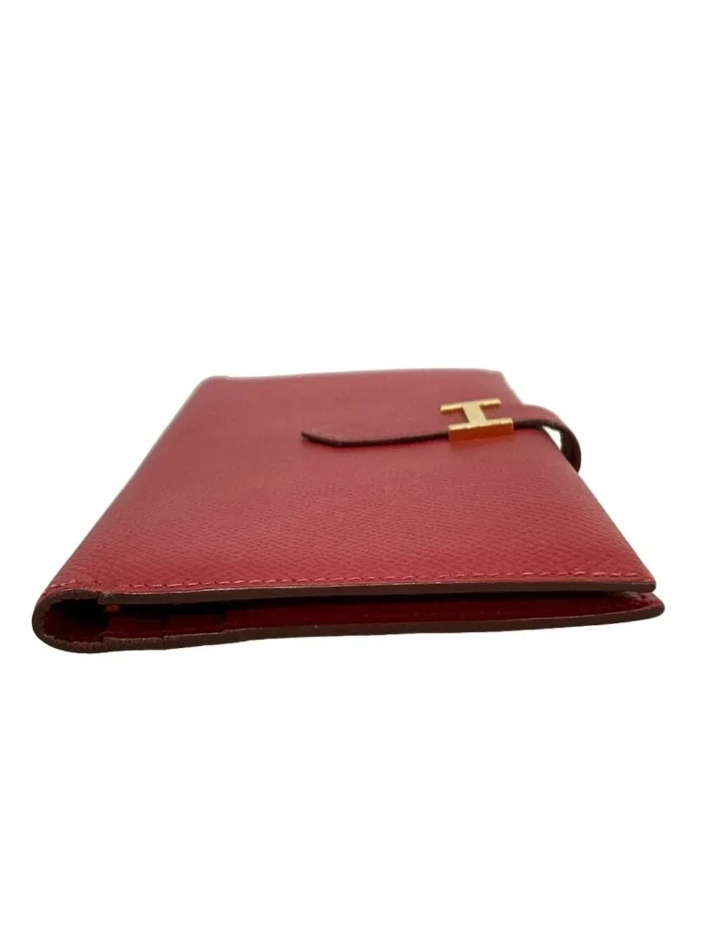 Hermes Wallet Bearn Ruby Previous Model Gold